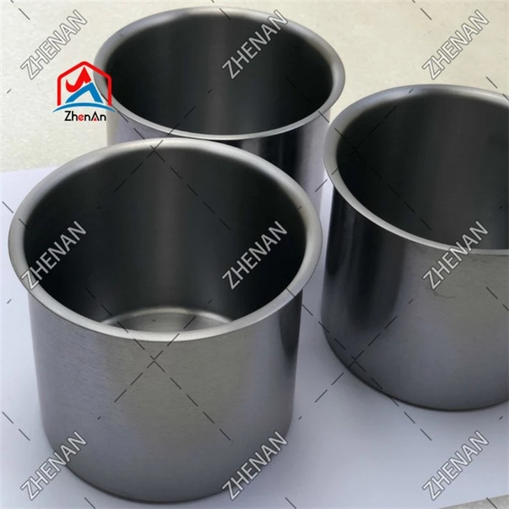 Stamped Niobium Metal Crucible